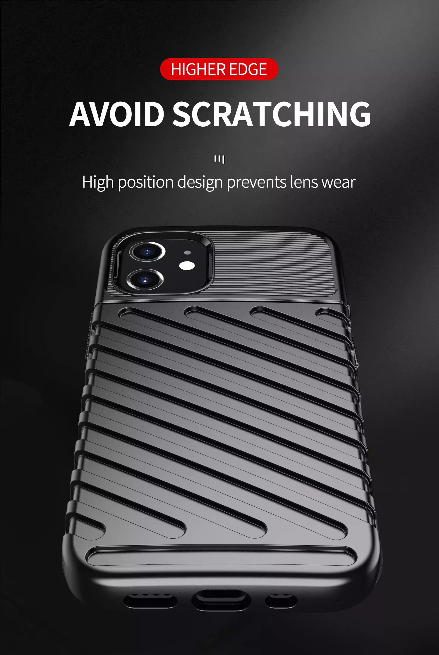 Протиударний чохол бампер для Motorola Moto G72 Anomaly Thunder Black (Чорний)