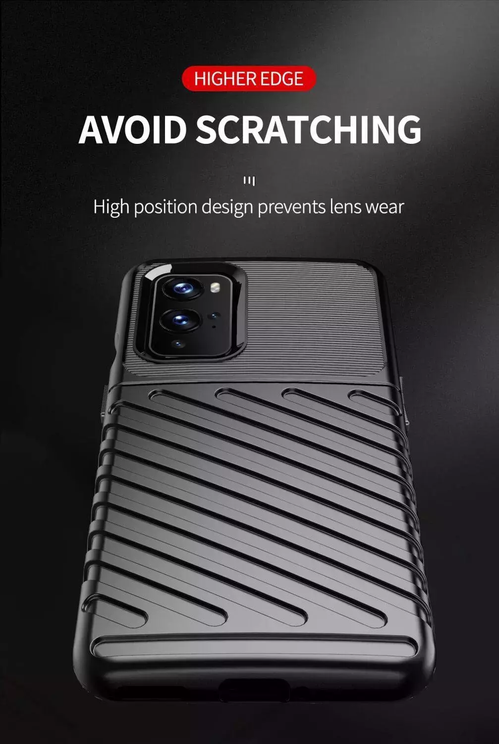 Противоударный чехол бампер для Oppo A17 Anomaly Thunder Black (Черный)