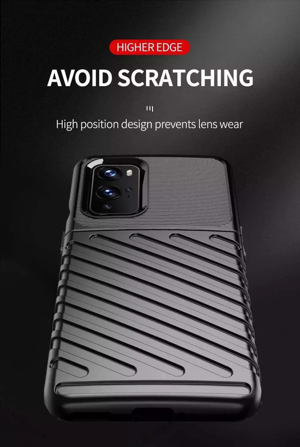 Противоударный чехол бампер для Realme 10 Pro Anomaly Thunder Black (Черный) Противоударный чехол бампер для Realme 10 Pro Anomaly Thunder Black (Черный)