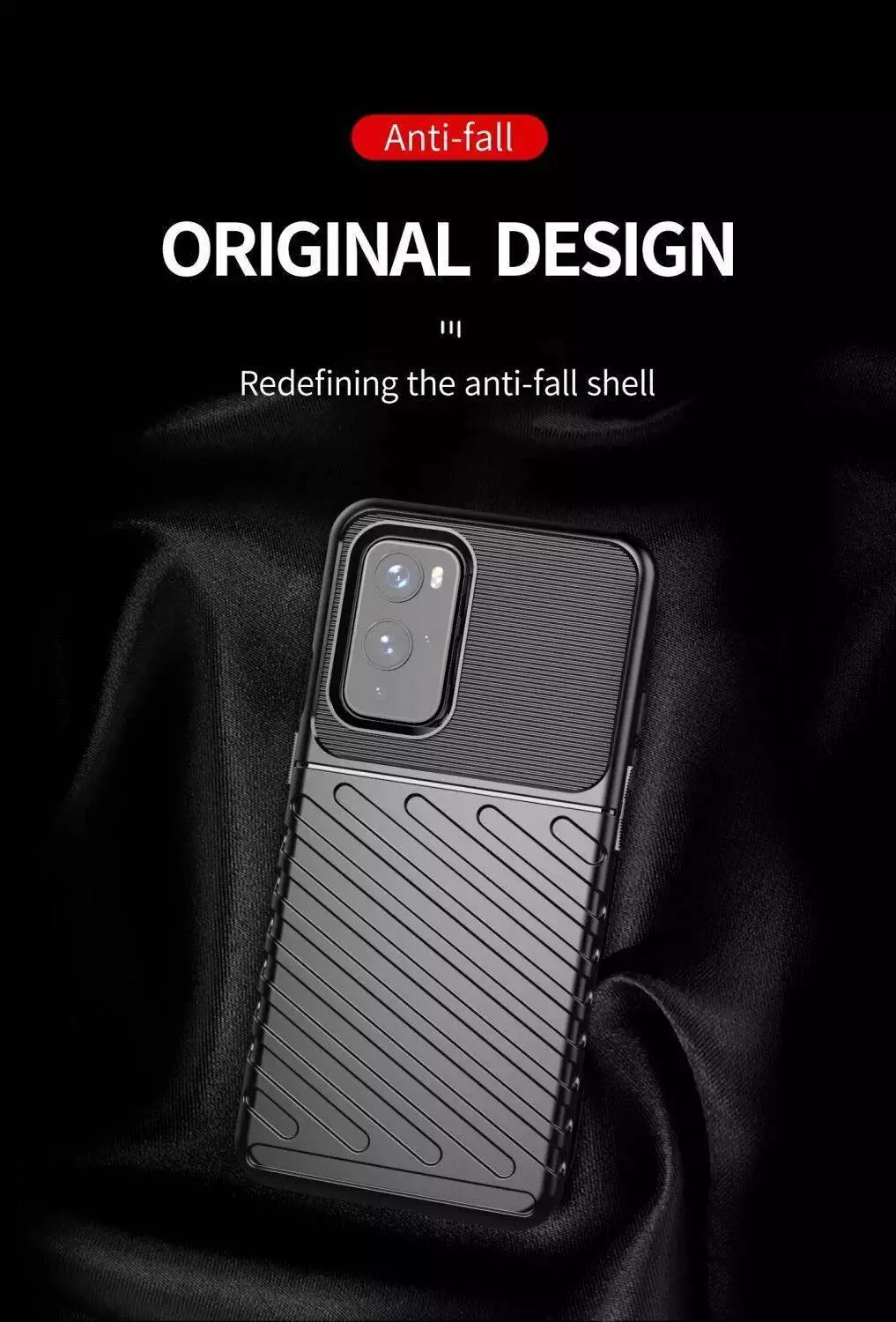 Противоударный чехол бампер для Realme 10 Pro Anomaly Thunder Black (Черный) Противоударный чехол бампер для Realme 10 Pro Anomaly Thunder Black (Черный)