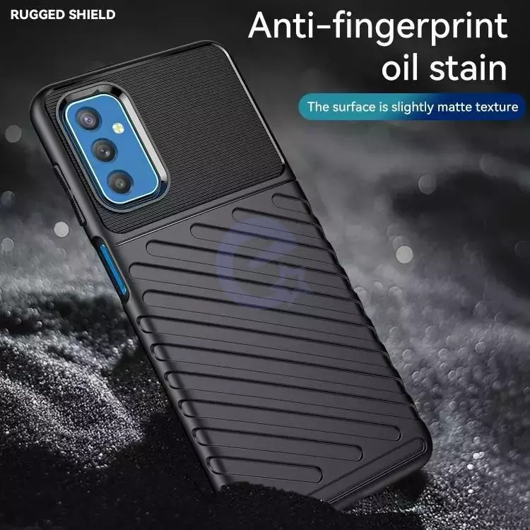 Противоударный чехол бампер для Samsung Galaxy M23 / Galaxy M13 Anomaly Thunder Blue (Синий)