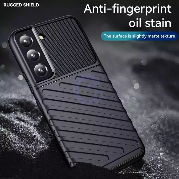 Противоударный чехол бампер для Samsung Galaxy S23 Anomaly Thunder Black (Черный)
