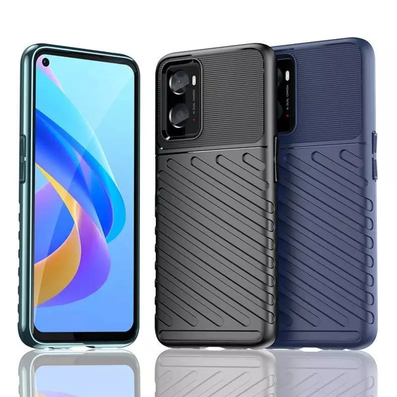 Противоударный чехол бампер для Vivo Y02s Anomaly Thunder Black (Черный)