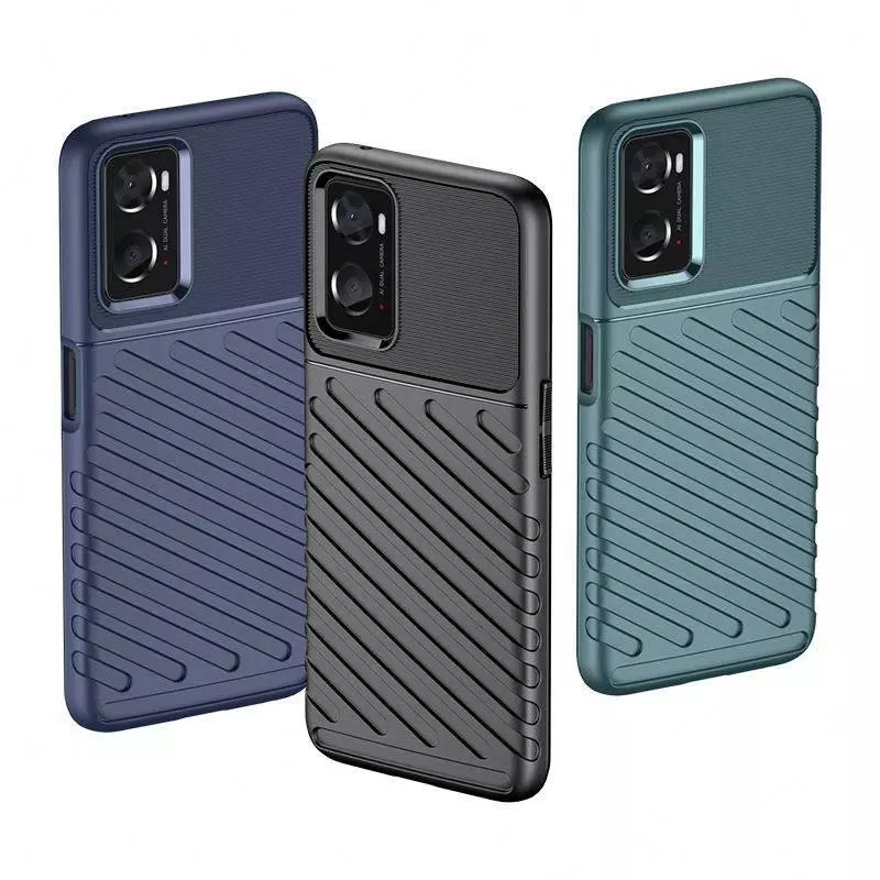 Противоударный чехол бампер для Vivo Y02s Anomaly Thunder Green (Зеленый)