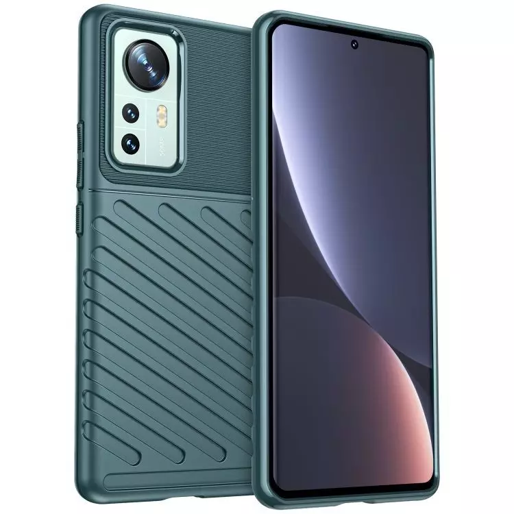 Протиударний чохол бампер для Xiaomi 12T / 12T Pro / Redmi K50 Ultra Anomaly Thunder Green (Зелений)