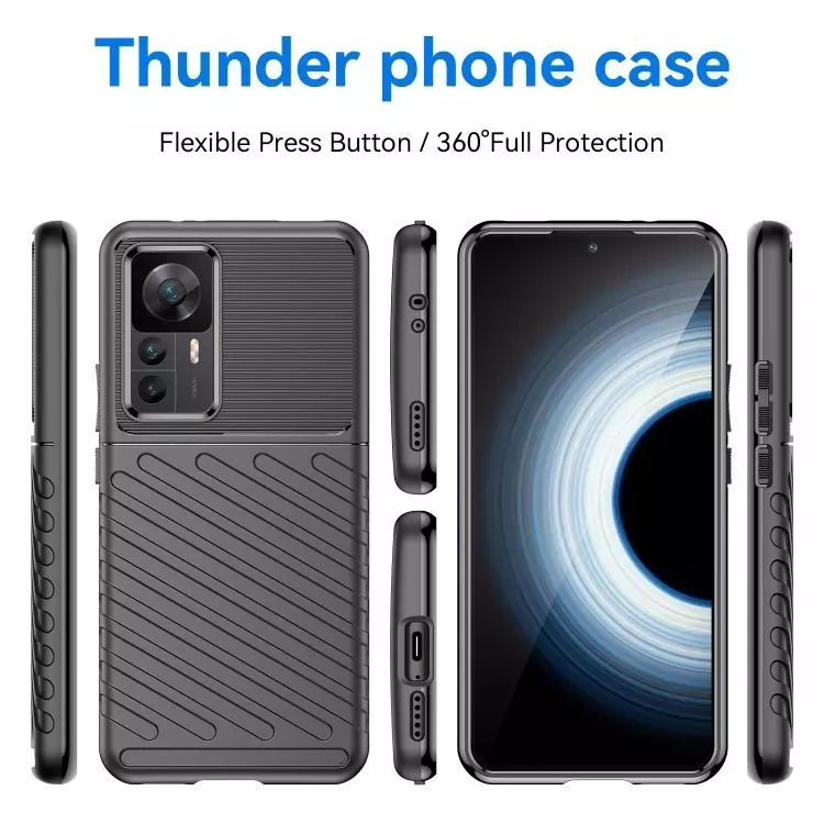 Протиударний чохол бампер для Xiaomi 12 / 12S / 12X Anomaly Thunder Blue (Синій)