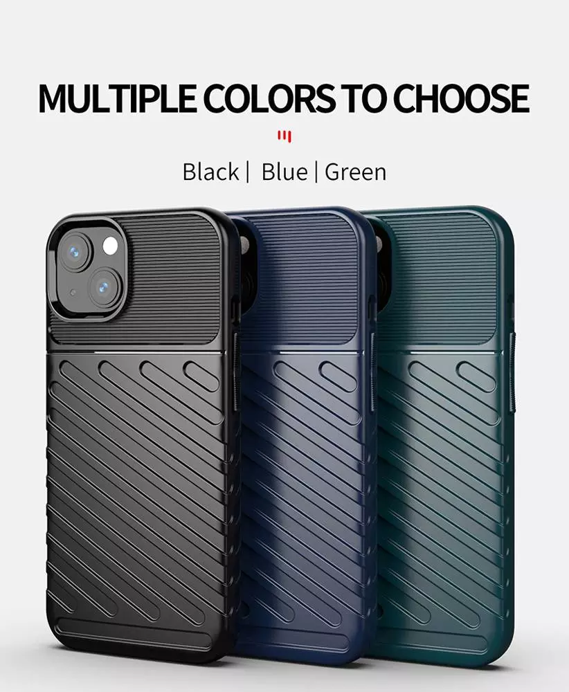 Протиударний чохол бампер для iPhone 14 Anomaly Thunder Blue (Синій)