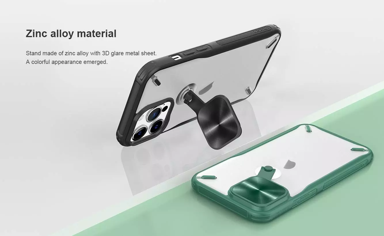 Чохол бампер Nillkin Cyclops (шторка на камеру) для iPhone 14 Pro Red (Червоний) Чохол бампер Nillkin Cyclops (шторка на камеру) для iPhone 14 Pro Red (Червоний)