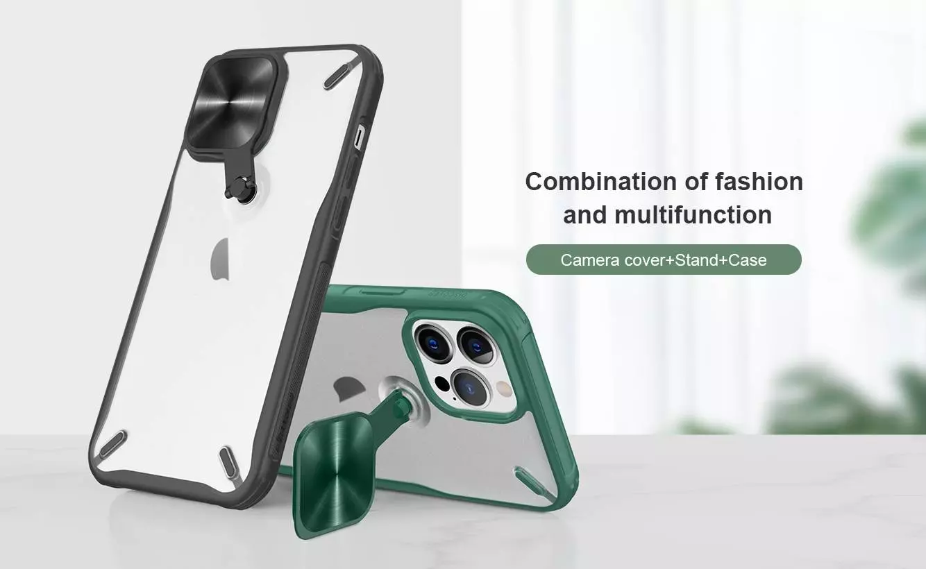 Чохол бампер Nillkin Cyclops (шторка на камеру) для iPhone 14 Pro Red (Червоний) Чохол бампер Nillkin Cyclops (шторка на камеру) для iPhone 14 Pro Red (Червоний)