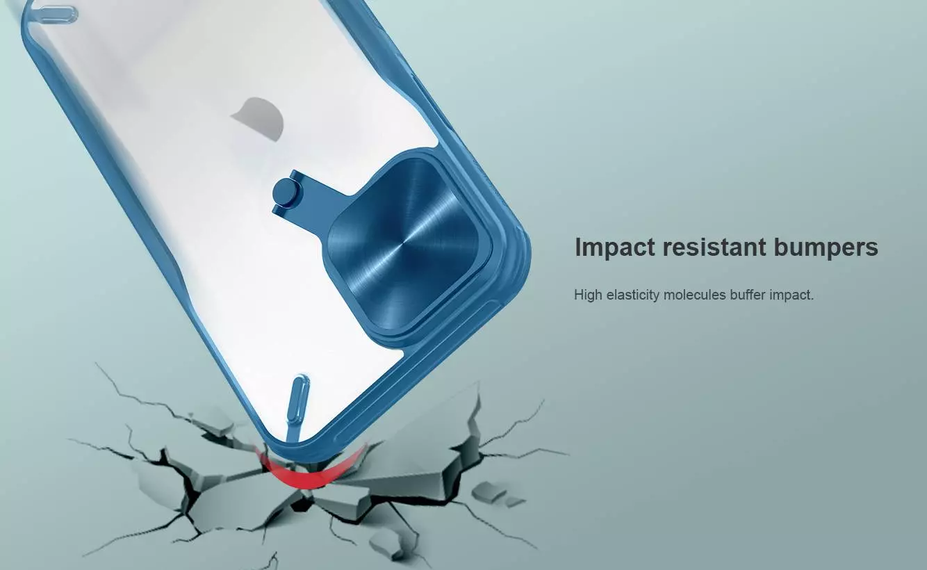 Чохол бампер Nillkin Cyclops (шторка на камеру) для iPhone 14 Pro Red (Червоний) Чохол бампер Nillkin Cyclops (шторка на камеру) для iPhone 14 Pro Red (Червоний)