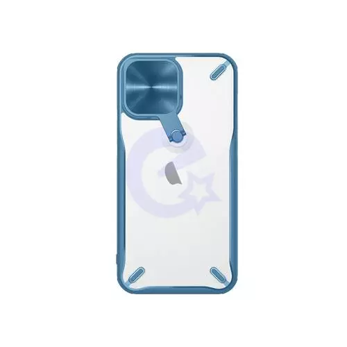 Чехол бампер Nillkin Cyclops (шторка на камеру) для iPhone 14 Pro Max Blue (Синий)