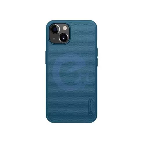 Противоударный чехол бампер Nillkin Super Frosted Shield Pro Magnetic для iPhone 14 Blue (Синий)