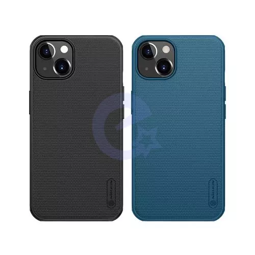 Противоударный чехол бампер Nillkin Super Frosted Shield Pro Magnetic для iPhone 14 Blue (Синий)