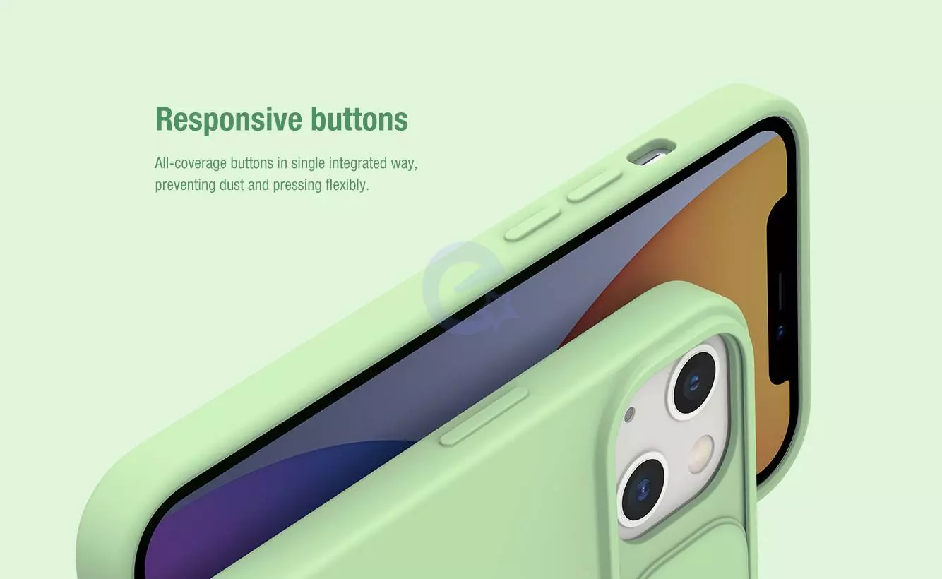 Протиударний чохол бампер Nillkin CamShield Silky Magnetic Silicone (шторка на камеру) для iPhone 14 Misty Purple (Туманний Пурпурний)