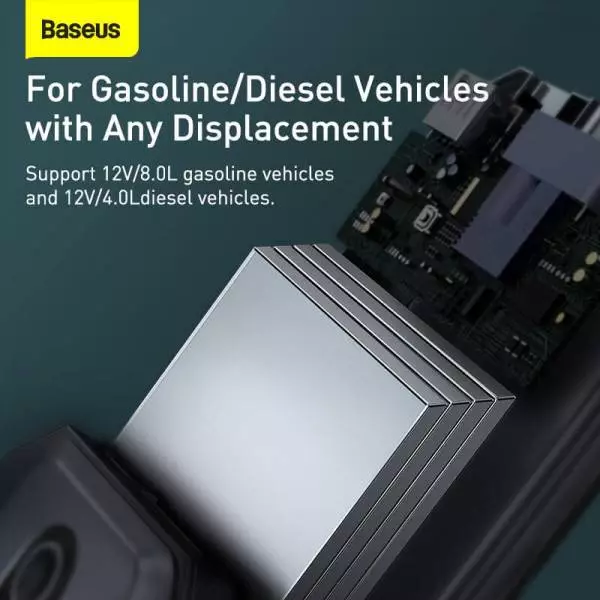 Автомобільний пусковий пристрій Baseus Booster MAX AIR Car Jump Starter Super Energy 3in1 20000 mAh Black (Чорний) (CGNL020001) Автомобільний пусковий пристрій Baseus Booster MAX AIR Car Jump Starter Super Energy 3in1 20000 mAh Black (Чорний) (CGNL020001)