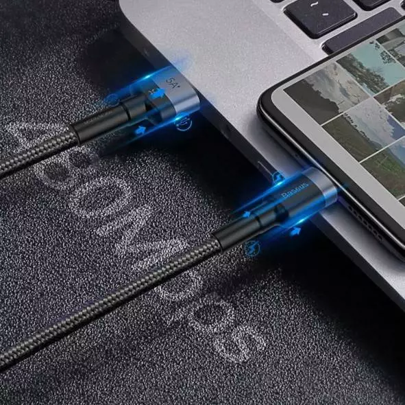 Кабель Baseus Cafule HW Quick Charging 5A, 40W, 1m Black/Grey (Чорний/Сірий) (CATKLF-PG1) Кабель Baseus Cafule HW Quick Charging 5A, 40W, 1m Black/Grey (Чорний/Сірий) (CATKLF-PG1)