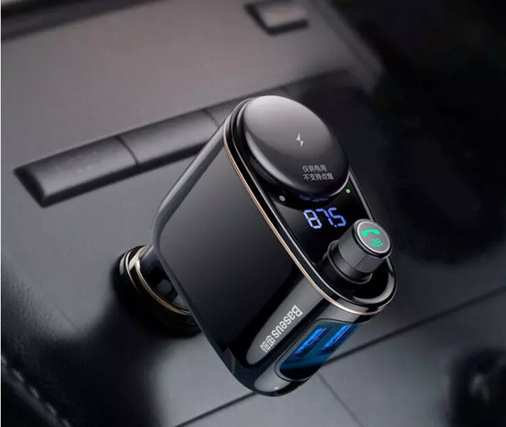 FM-трансмітер Baseus Locomotive Wireless MP3 Vehicle Charger Black (Чорний) (CCALL-RH01) FM-трансмітер Baseus Locomotive Wireless MP3 Vehicle Charger Black (Чорний) (CCALL-RH01)