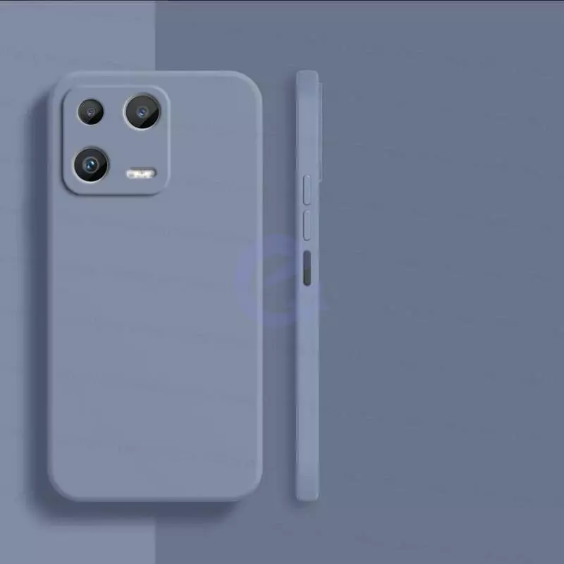 Чехол бампер для Xiaomi 13 Anomaly Silicone (с микрофиброй) Purple (Пурпурный)