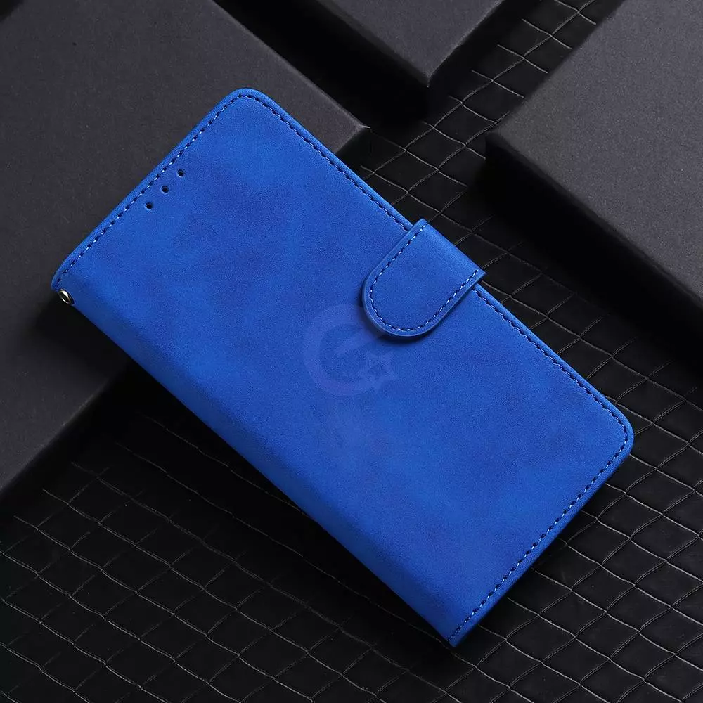 Чехол книжка для Oppo Reno 8 Lite Anomaly Leather Book Blue (Синий)