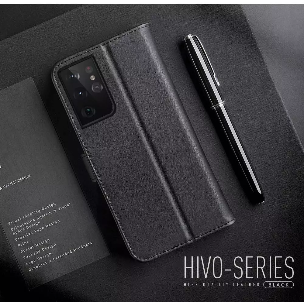 Чохол книжка для Samsung Galaxy S22 Ultra Dux Ducis Hivo Red (Червоний)