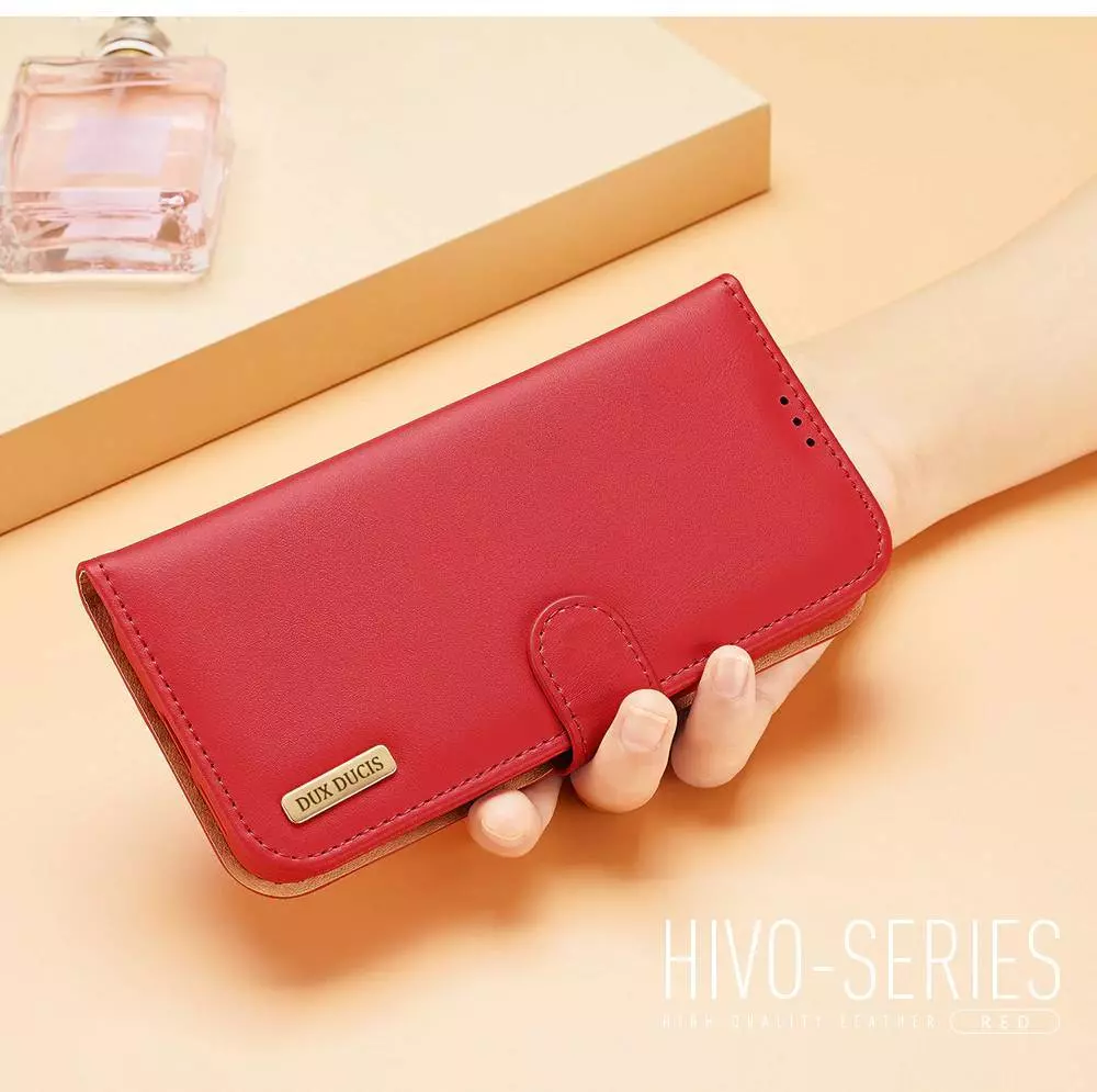 Чохол книжка для Samsung Galaxy S22 Ultra Dux Ducis Hivo Red (Червоний)