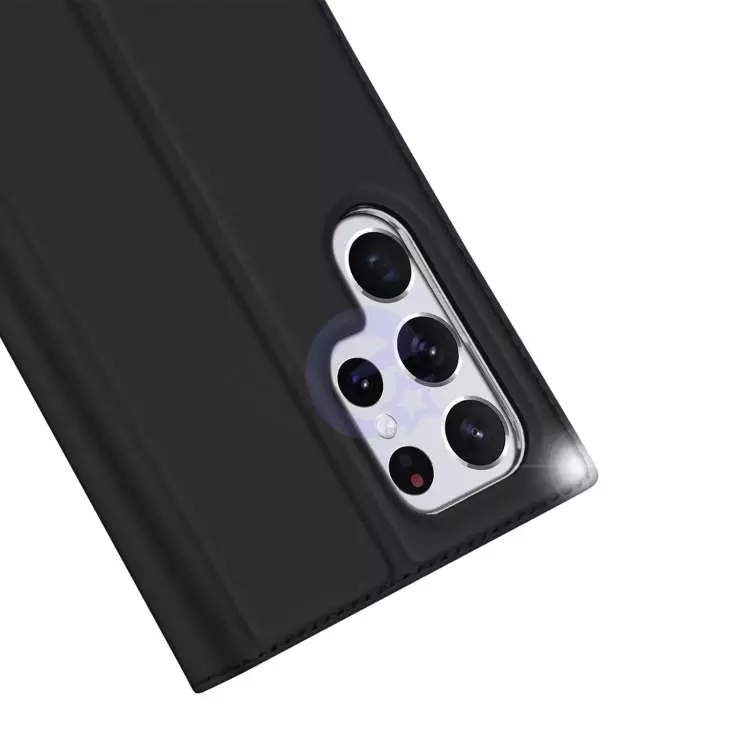 Чехол книжка для Samsung Galaxy S22 Ultra Dux Ducis Skin Pro Gold (Золотой)