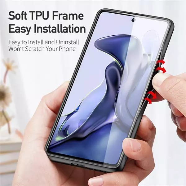 Чехол бампер для Xiaomi 11T / 11T Pro Dux Ducis Fino Black (Черный) Чехол бампер для Xiaomi 11T / 11T Pro Dux Ducis Fino Black (Черный)