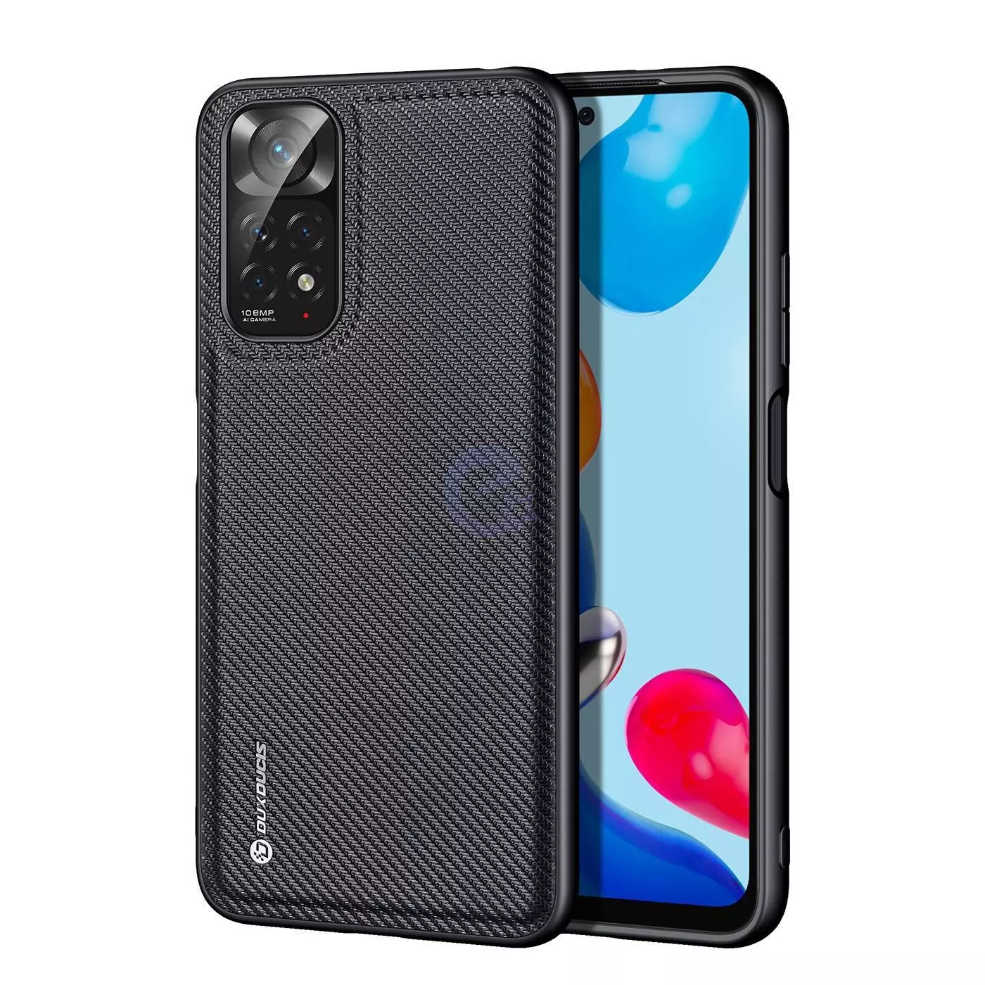 Чехол бампер для Xiaomi Redmi Note 11 / Redmi Note 11S Dux Ducis Fino Black (Черный)