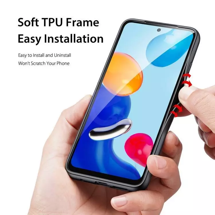 Чехол бампер для Xiaomi Redmi Note 11 / Redmi Note 11S Dux Ducis Fino Black (Черный)