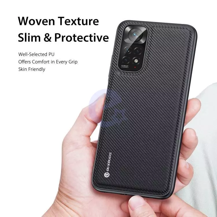 Чехол бампер для Xiaomi Redmi Note 11 / Redmi Note 11S Dux Ducis Fino Black (Черный)