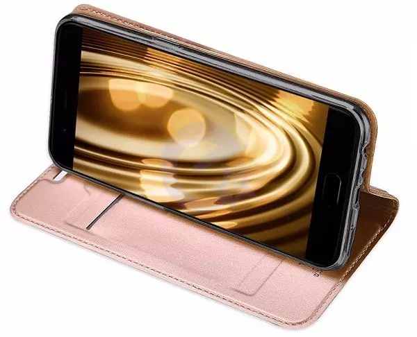 Чехол книжка для Samsung Galaxy S23 Ultra Dux Ducis Skin Pro Rose Gold (Розовое Золото)