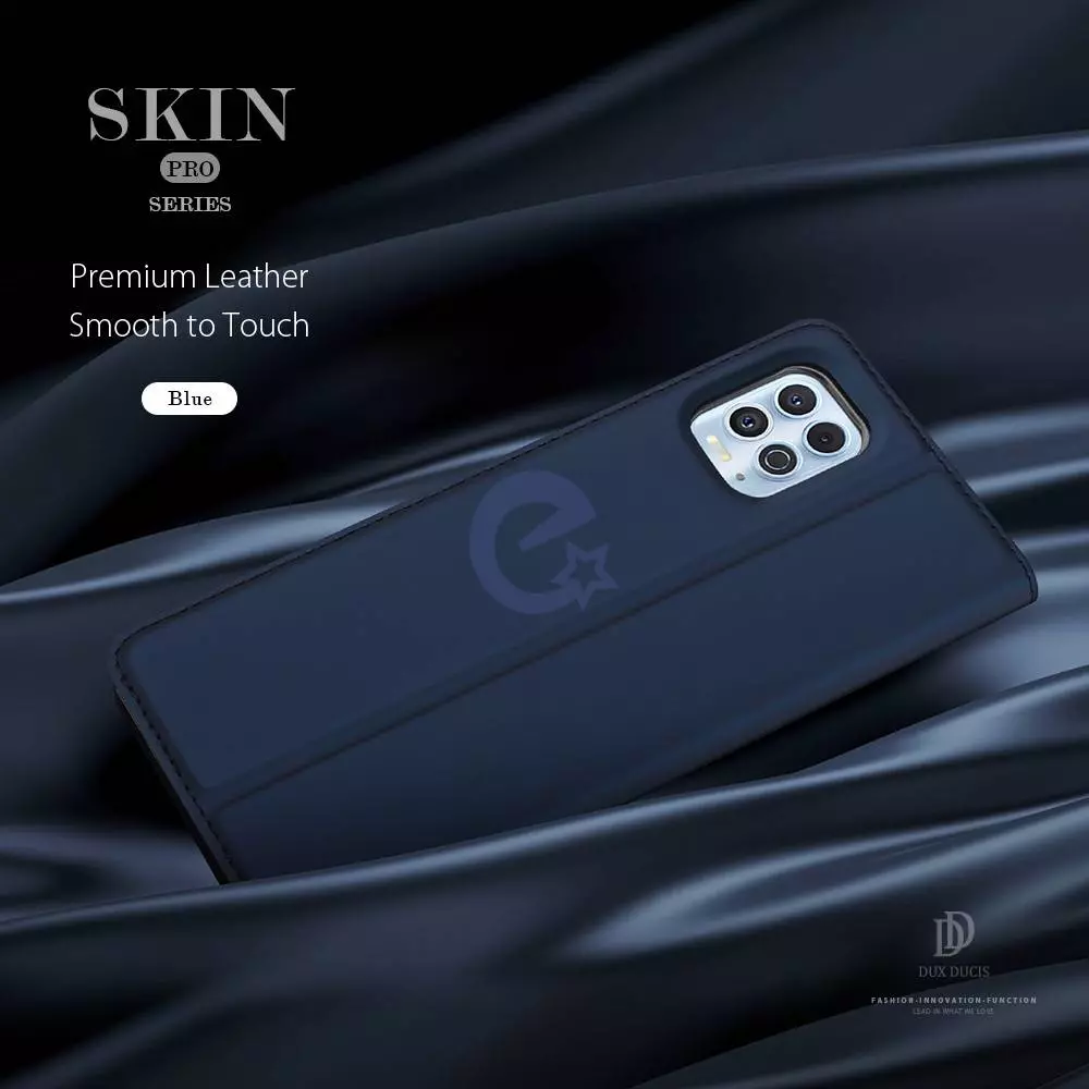 Чехол книжка для Motorola Moto G Stylus 5G Dux Ducis Skin Pro Blue (Синий)