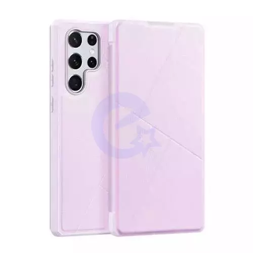 Чехол книжка для Samsung Galaxy S23 Ultra Dux Ducis Skin X Pink (Розовый)