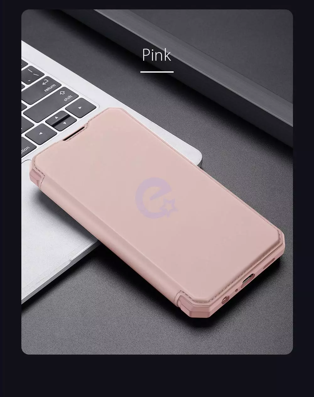 Чехол книжка для Samsung Galaxy A73 5G Dux Ducis Skin X Pink (Розовый)