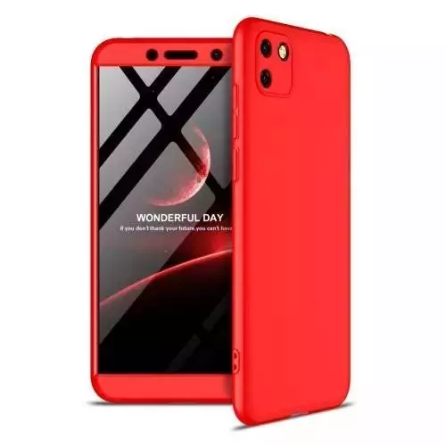Ультратонкий чехол бампер для Realme C30 / C30s GKK Dual Armor Red (Красный)