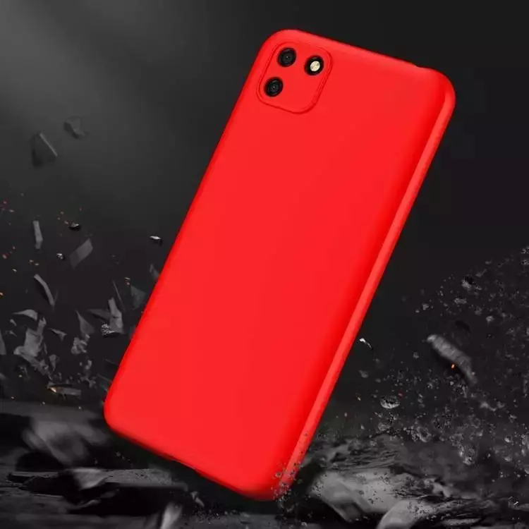Ультратонкий чехол бампер для Realme C30 / C30s GKK Dual Armor Red (Красный)