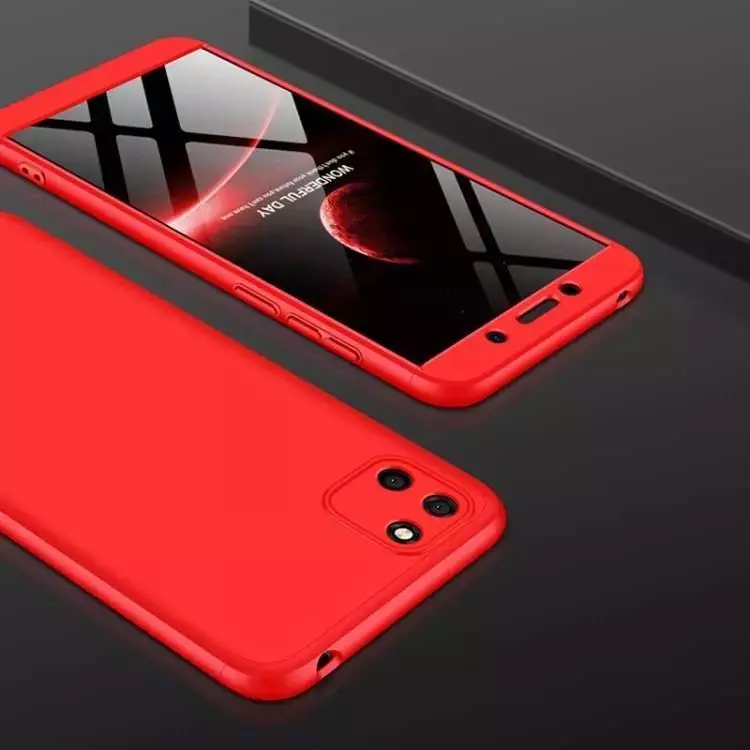 Ультратонкий чехол бампер для Realme C30 / C30s GKK Dual Armor Red (Красный)