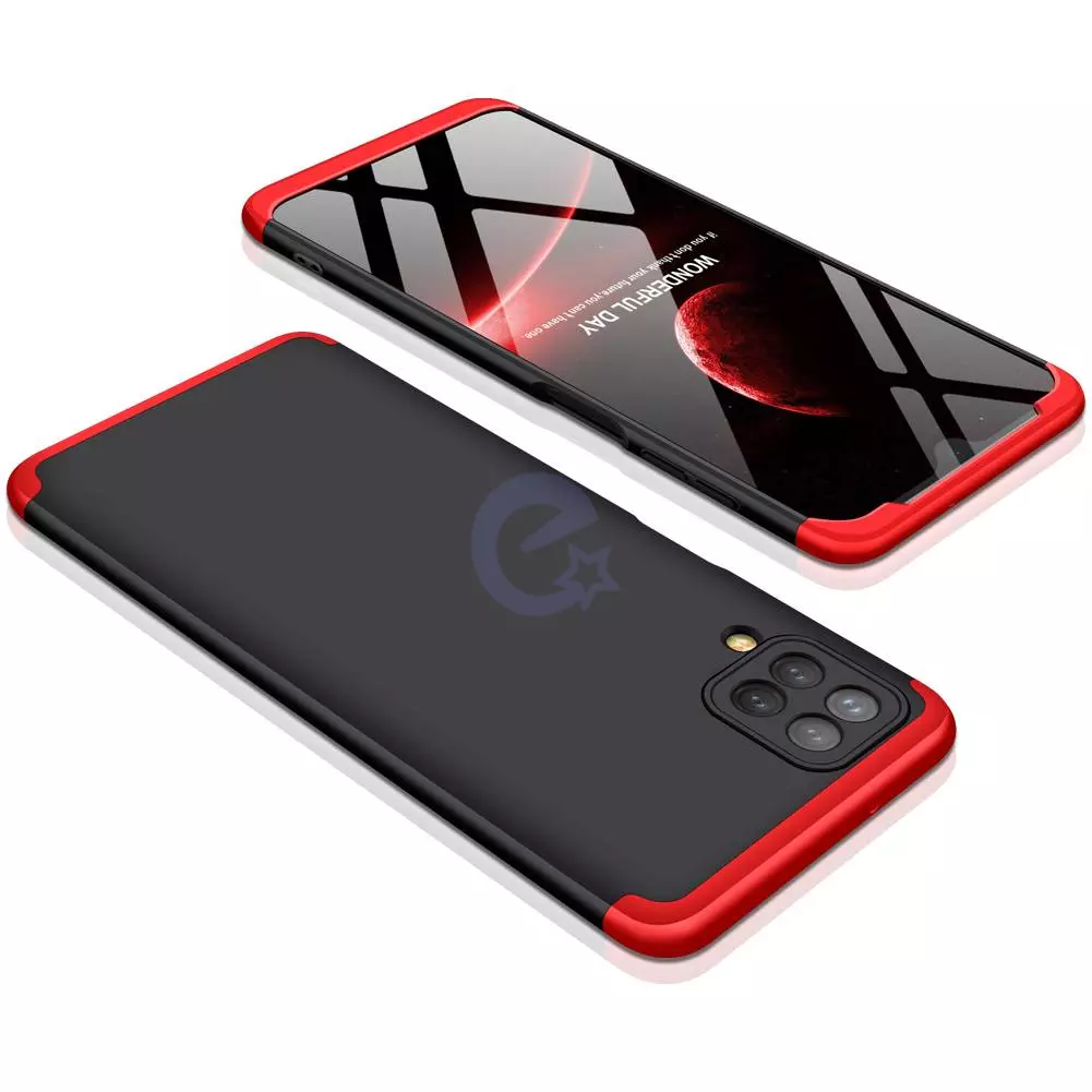 Ультратонкий чохол бампер для Samsung Galaxy M33 GKK Dual Armor Black / Silver (Чорний / Сріблястий)