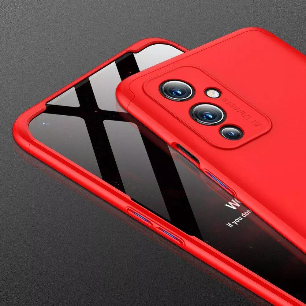 Ультратонкий чехол бампер для OnePlus 9 (IN/CN) GKK Dual Armor Red (Красный) Ультратонкий чехол бампер для OnePlus 9 (IN/CN) GKK Dual Armor Red (Красный)
