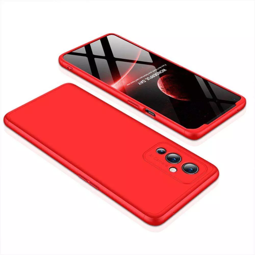 Ультратонкий чехол бампер для OnePlus 9 (IN/CN) GKK Dual Armor Red (Красный) Ультратонкий чехол бампер для OnePlus 9 (IN/CN) GKK Dual Armor Red (Красный)