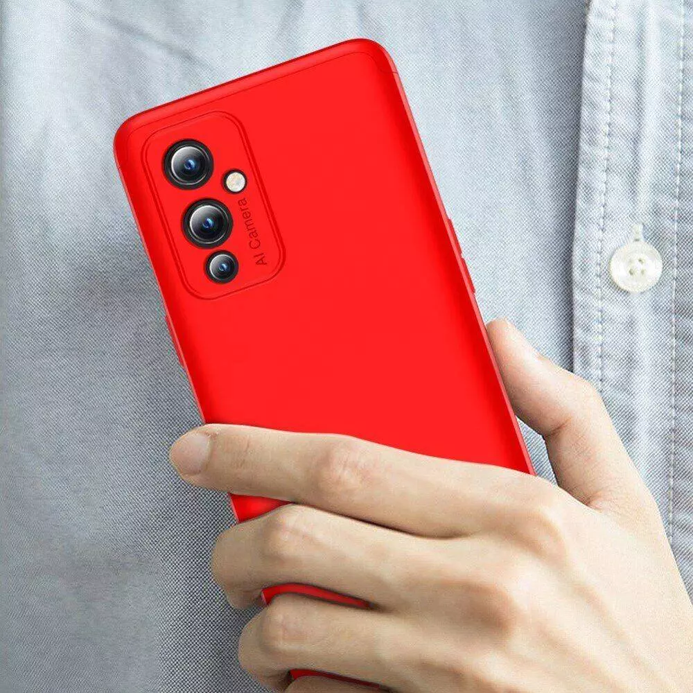 Ультратонкий чехол бампер для OnePlus 9 (IN/CN) GKK Dual Armor Red (Красный) Ультратонкий чехол бампер для OnePlus 9 (IN/CN) GKK Dual Armor Red (Красный)