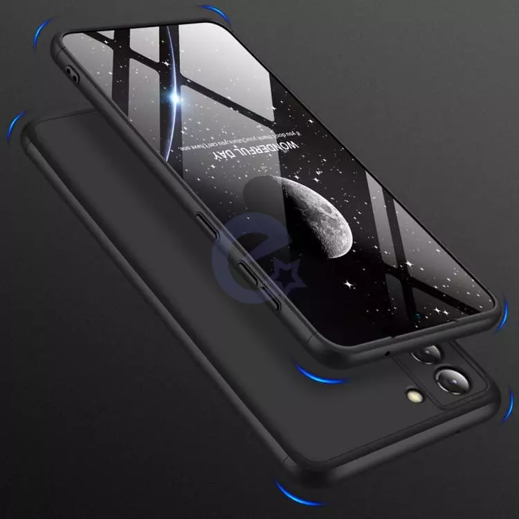 Ультратонкий чехол бампер для Samsung Galaxy S21 FE GKK Dual Armor Black / Blue (Черный / Синий) Ультратонкий чехол бампер для Samsung Galaxy S21 FE GKK Dual Armor Black / Blue (Черный / Синий)