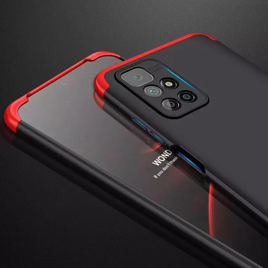 Ультратонкий чехол бампер для Xiaomi Poco M4 Pro GKK Dual Armor Blue (Синий)