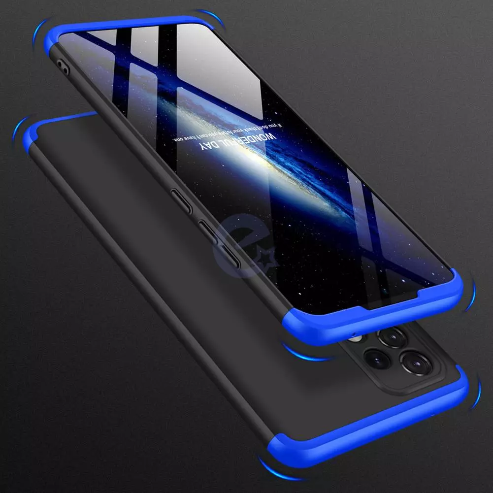 Ультратонкий чохол бампер для Samsung Galaxy A23 5G / Galaxy A23 GKK Dual Armor Black / Silver (Чорний / Сріблястий)