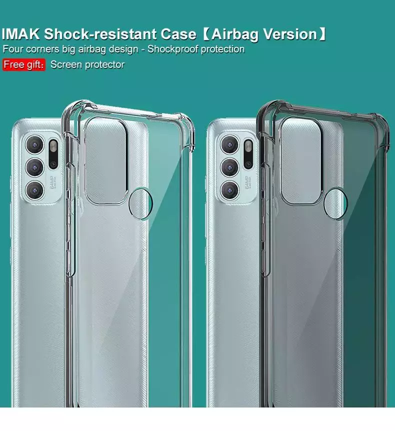 Протиударний чохол бампер для Motorola Moto G22 / E32 Imak Shock Black (Чорний) Протиударний чохол бампер для Motorola Moto G22 / E32 Imak Shock Black (Чорний)