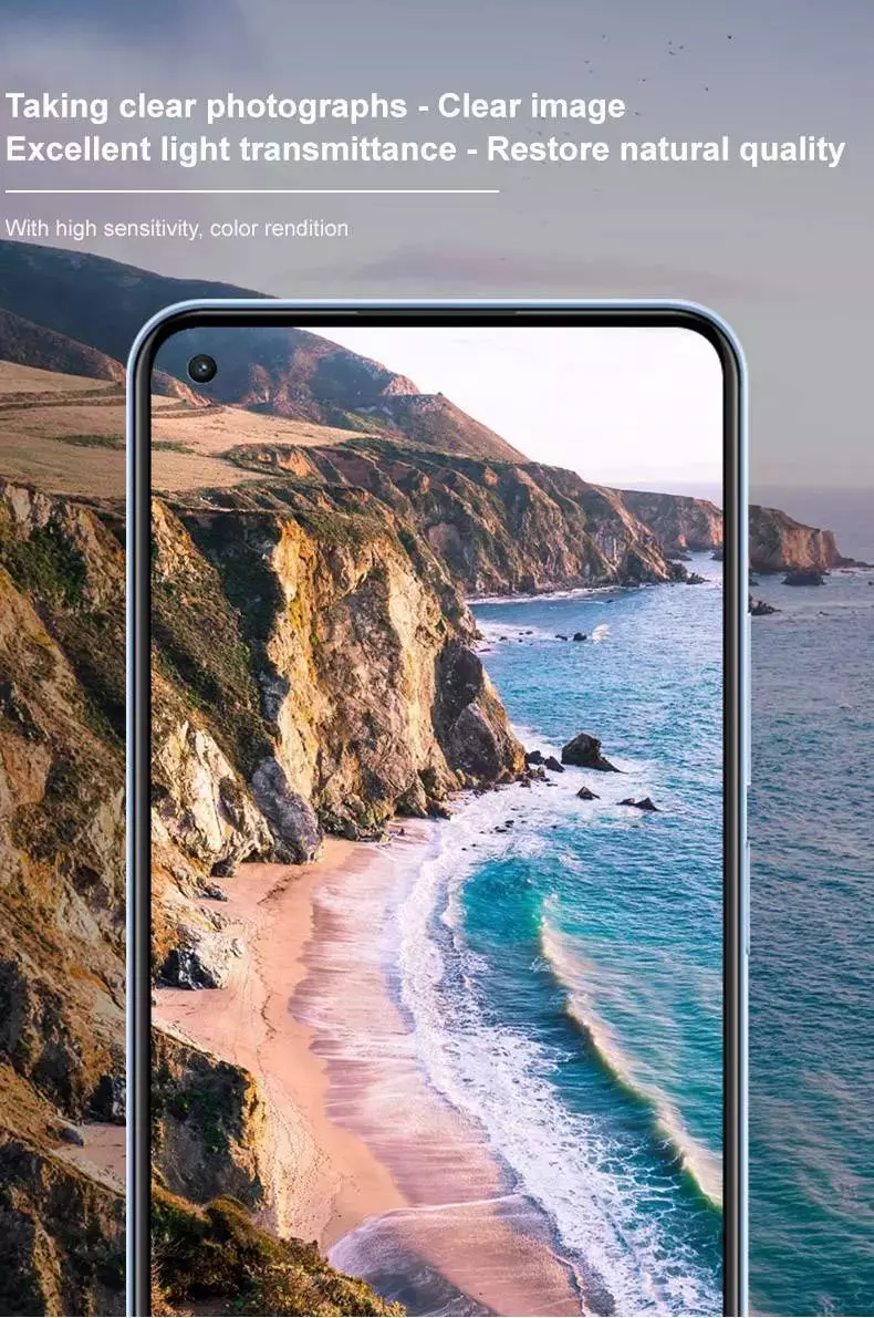 Захисне скло для камери для Vivo Y02 Imak Camera Glass Transparent (Прозорий)