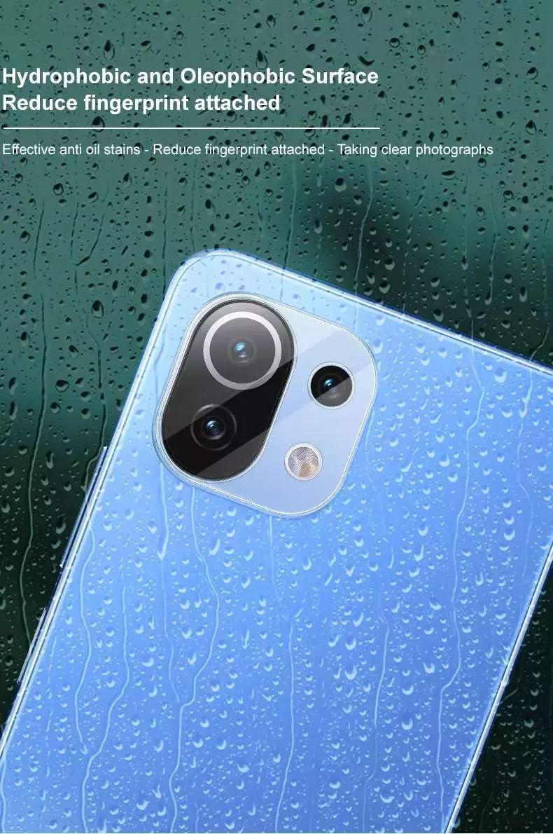 Захисне скло для камери для Vivo Y02 Imak Camera Glass Transparent (Прозорий)