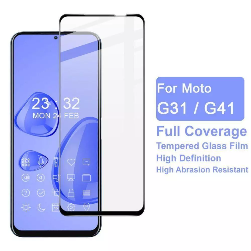 Защитное стекло для Motorola Moto G32 Imak Full Cover Glass Pro+ Black (Черный)