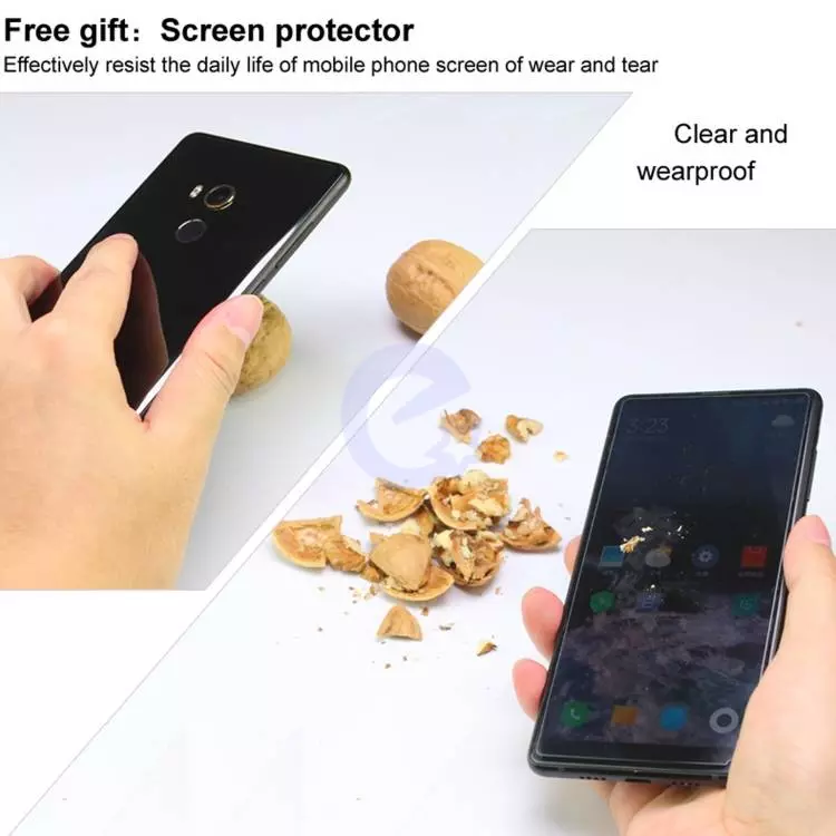 Протиударний чохол бампер для Google Pixel 7 Pro Imak Shock Black / Transparent (Чорний / Прозорий)