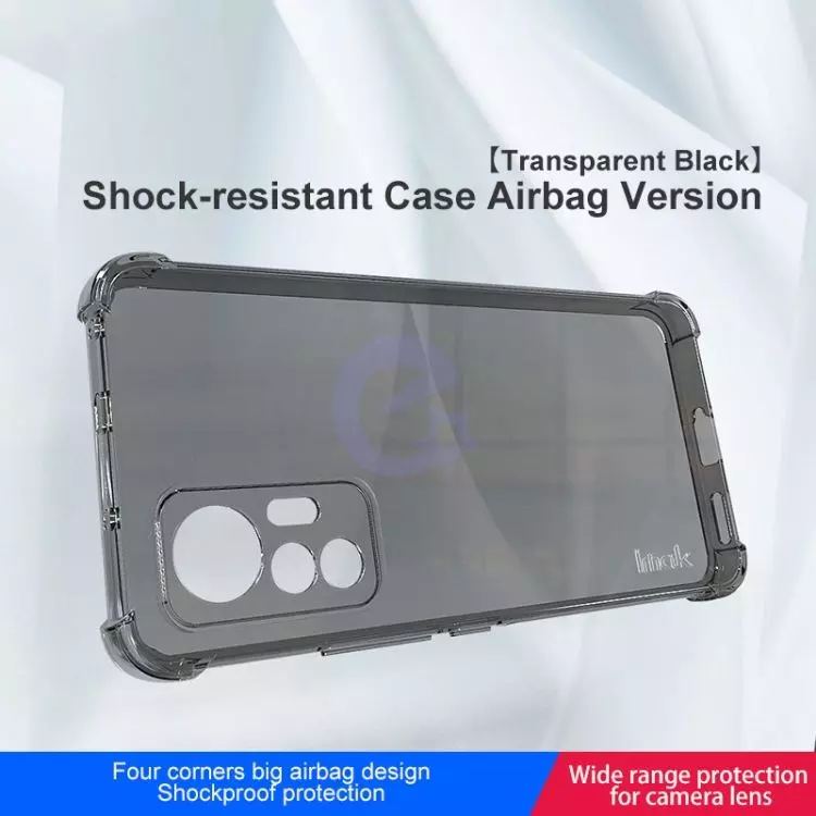 Противоударный чехол бампер для Infinix Note 12 G96 Imak Shock Black (Черный)